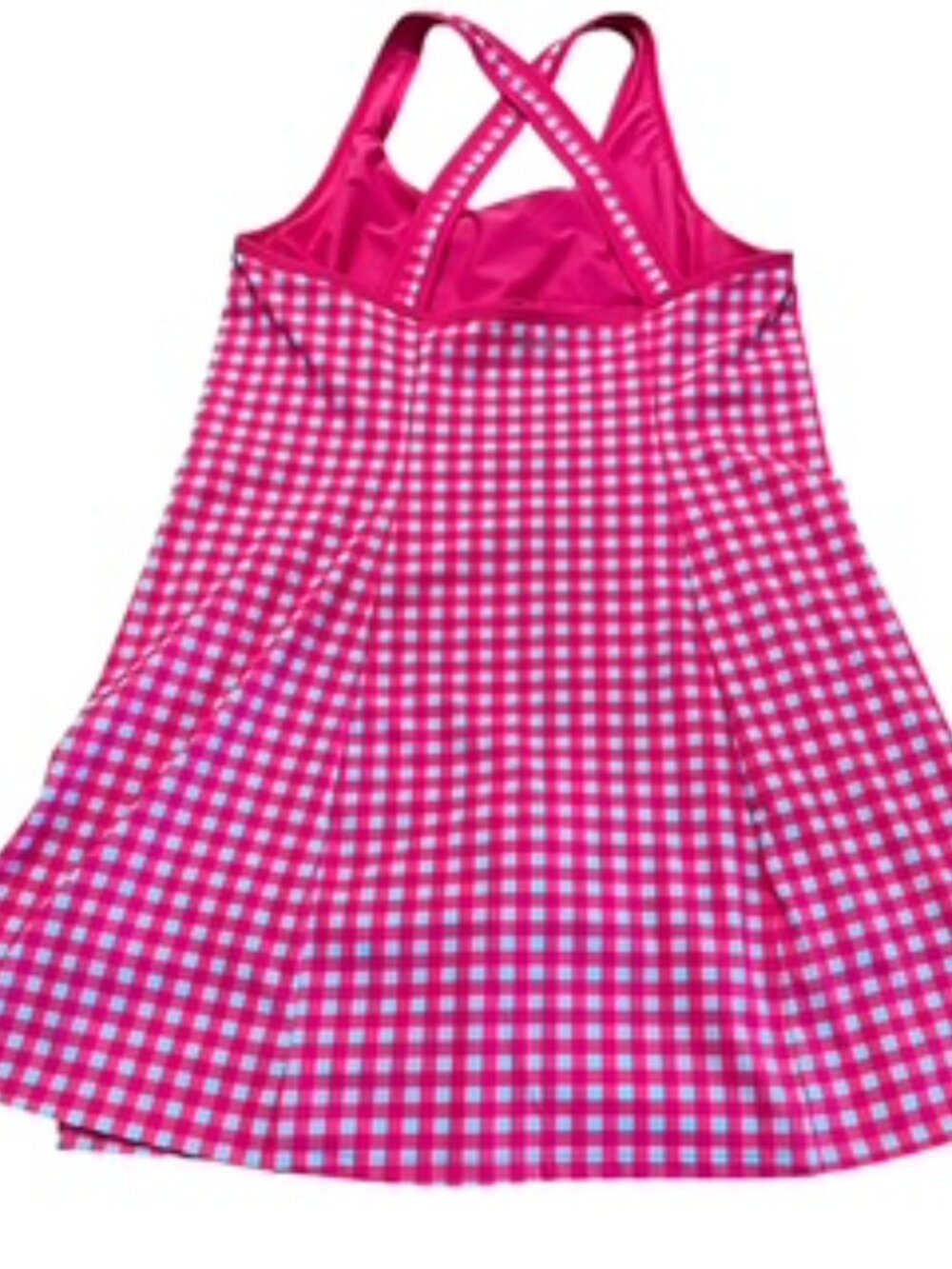 Ralph Lauren Pink Gingham Mini Dress - Picture 11 of 15